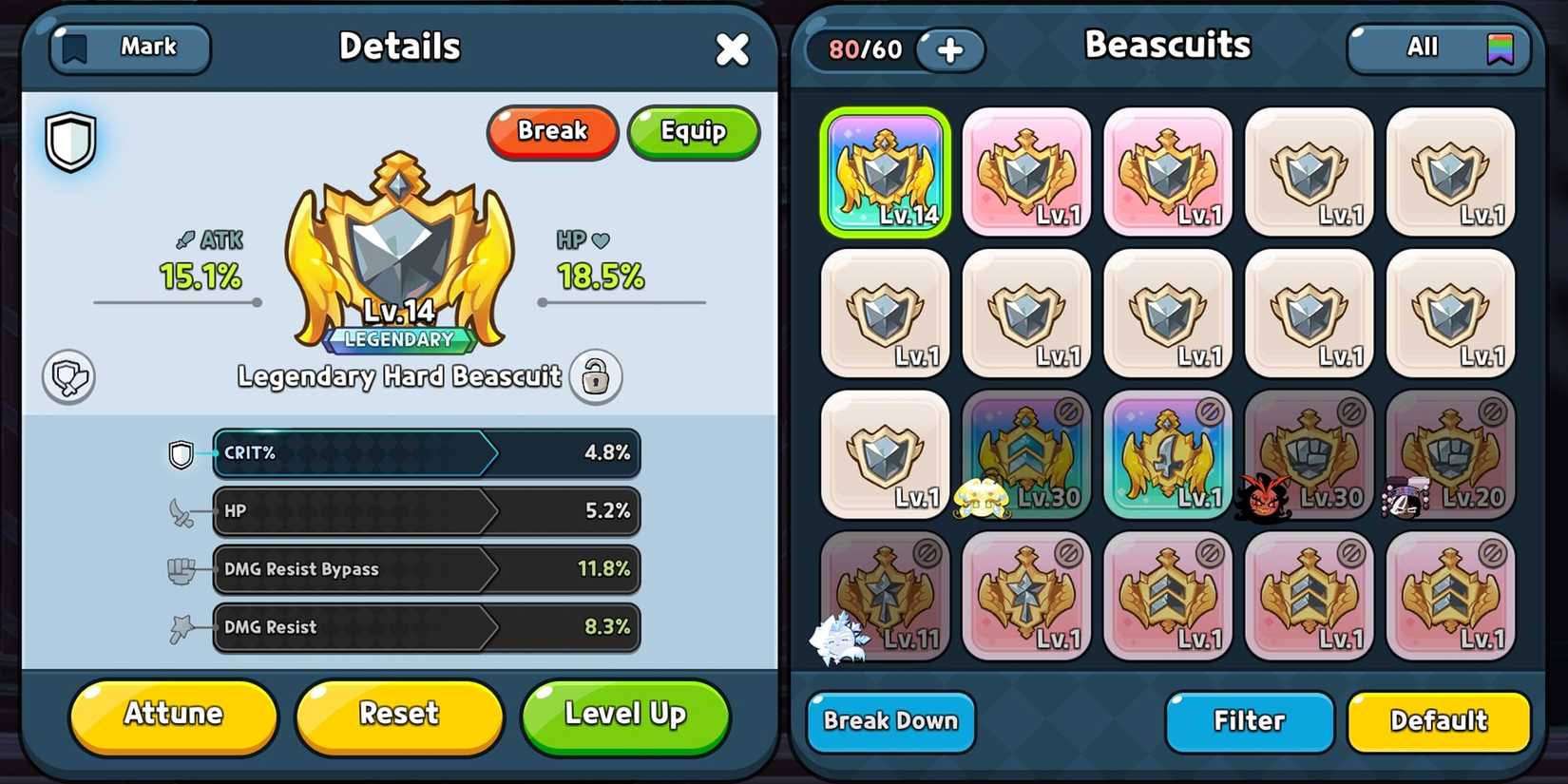 Legendary Hard Beascuit - Cookie Run Kingdom