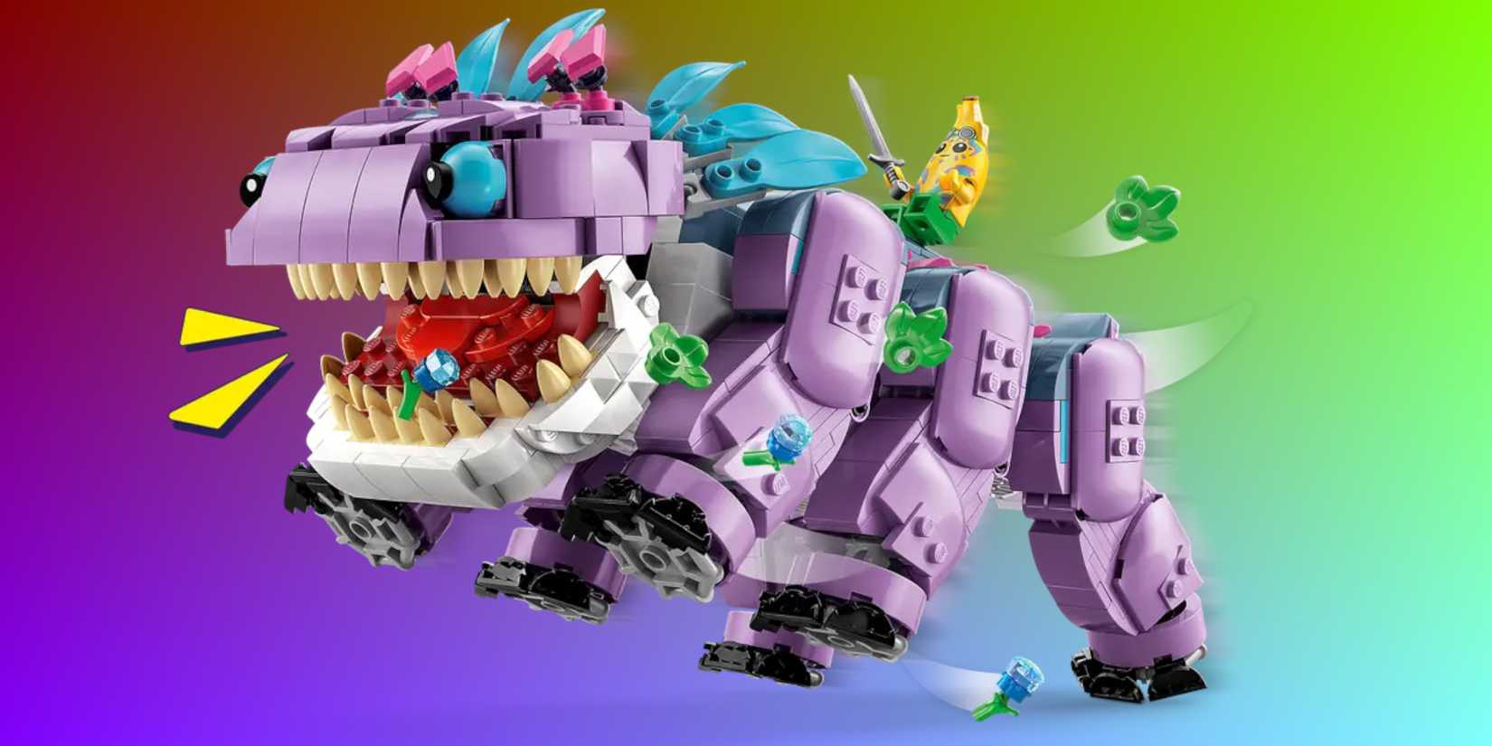 LEGO Fortnite Klombo Set Adventure Island Peely Riding Klombo