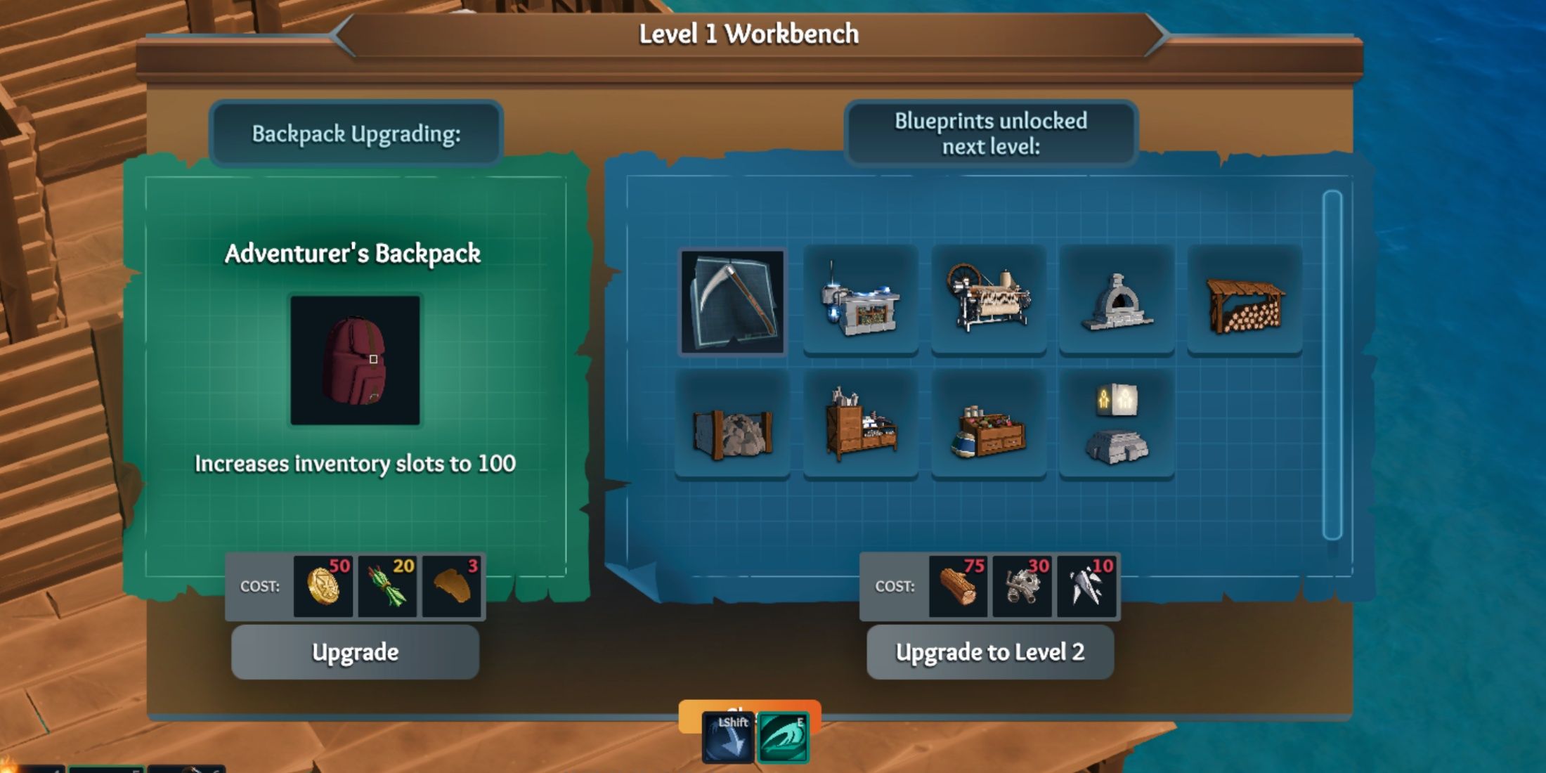 len's island shield recipe unlock