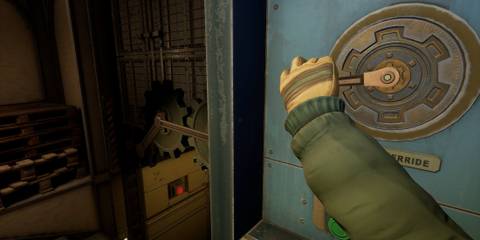 Lifting the Elevator Manual Override FNAF SOTM