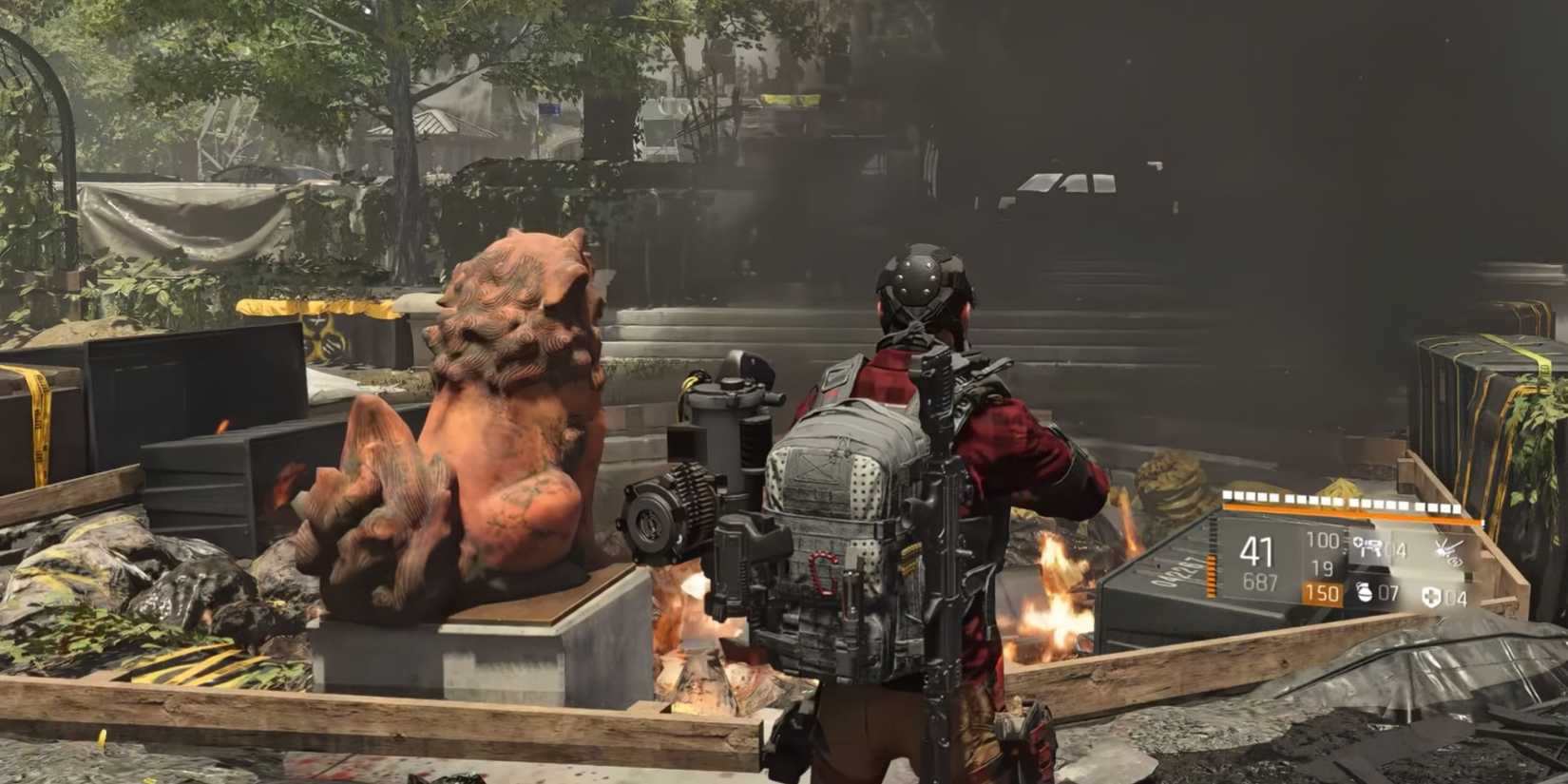 Lion Statue Location 6 in Division 2