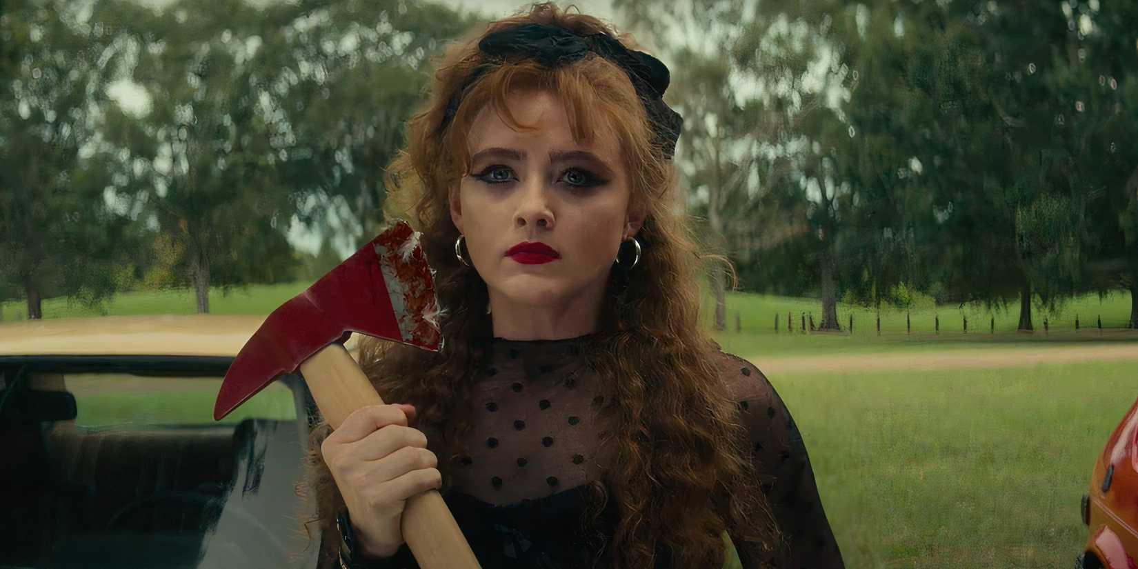 Lisa Frankenstein axe