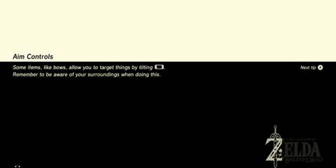 Loading the game in The Legend of Zelda Breath of the Wild