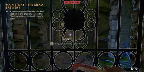 Locked Brewery Cellar door in Atomfall Wicked Isle