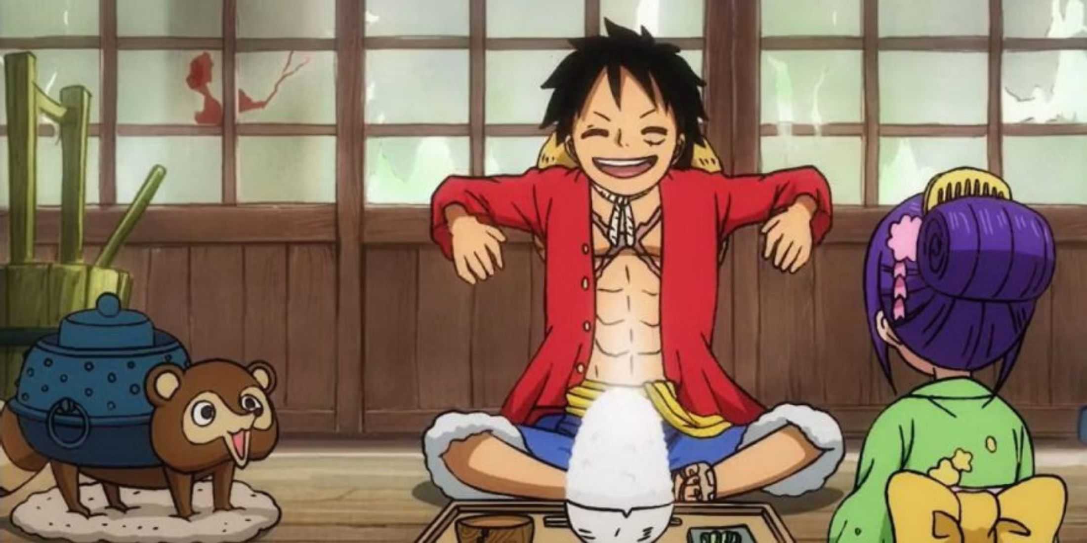 Luffy Eating Rice Powerful Characters Who Look Weak in One Piece