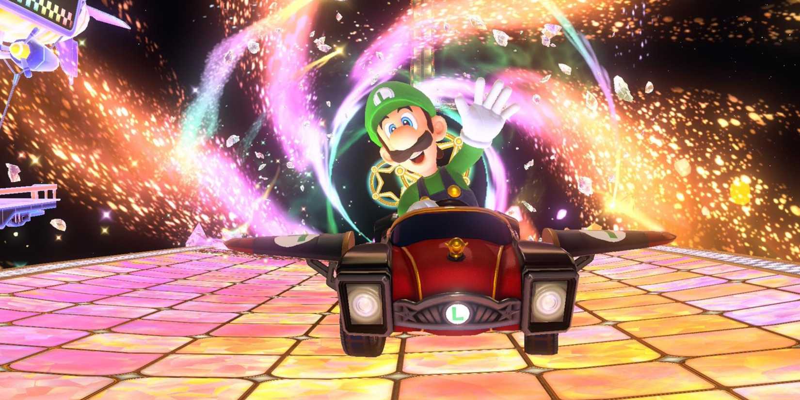 luigi in mario kart world