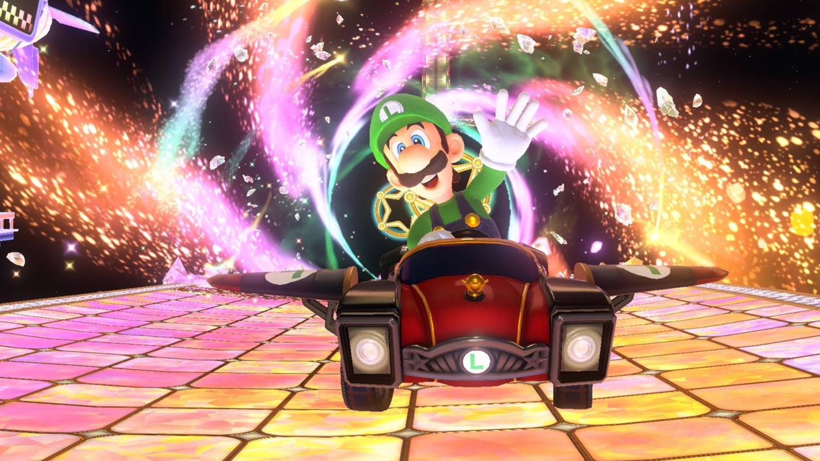 luigi in mario kart world