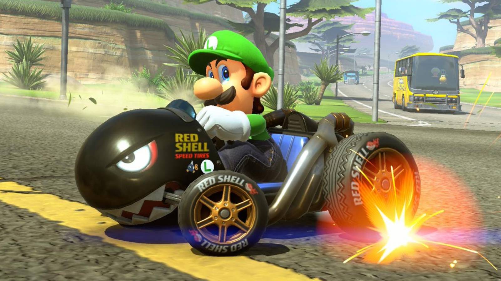 luigi in the billdozer