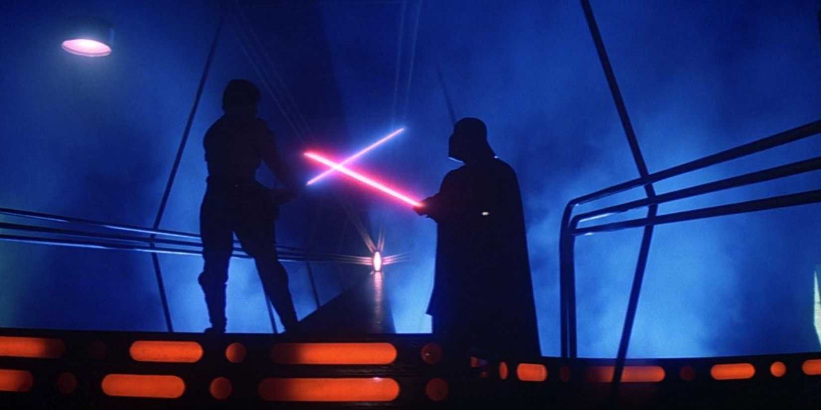 Luke vs. Darth Vader in Star Wars V