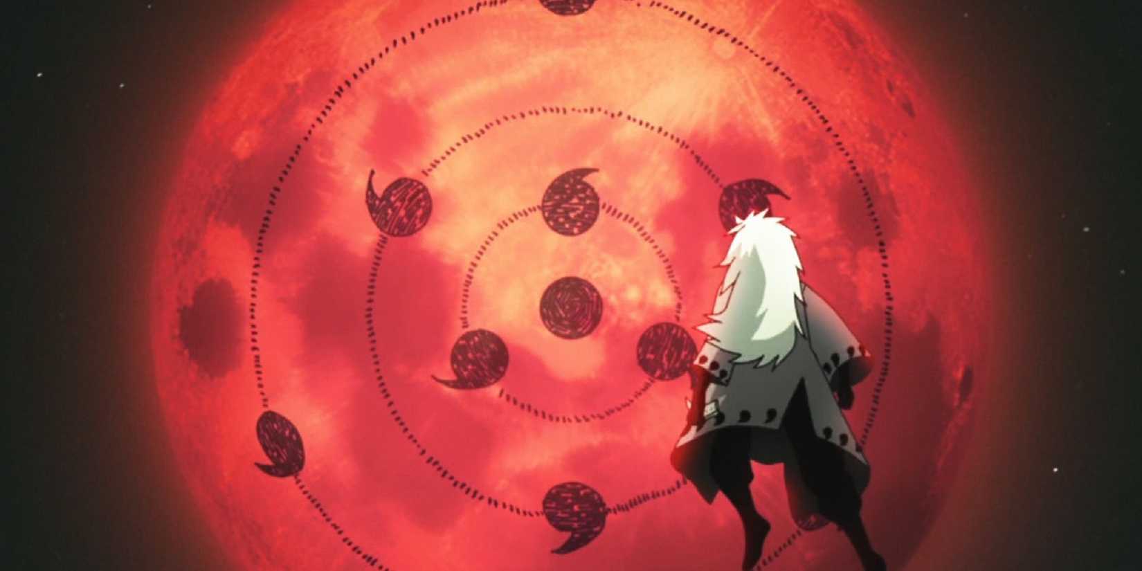 Madara staring into the Infinite Tsukuyomi in Naruto_ Shippuden Strongest Genjutsu