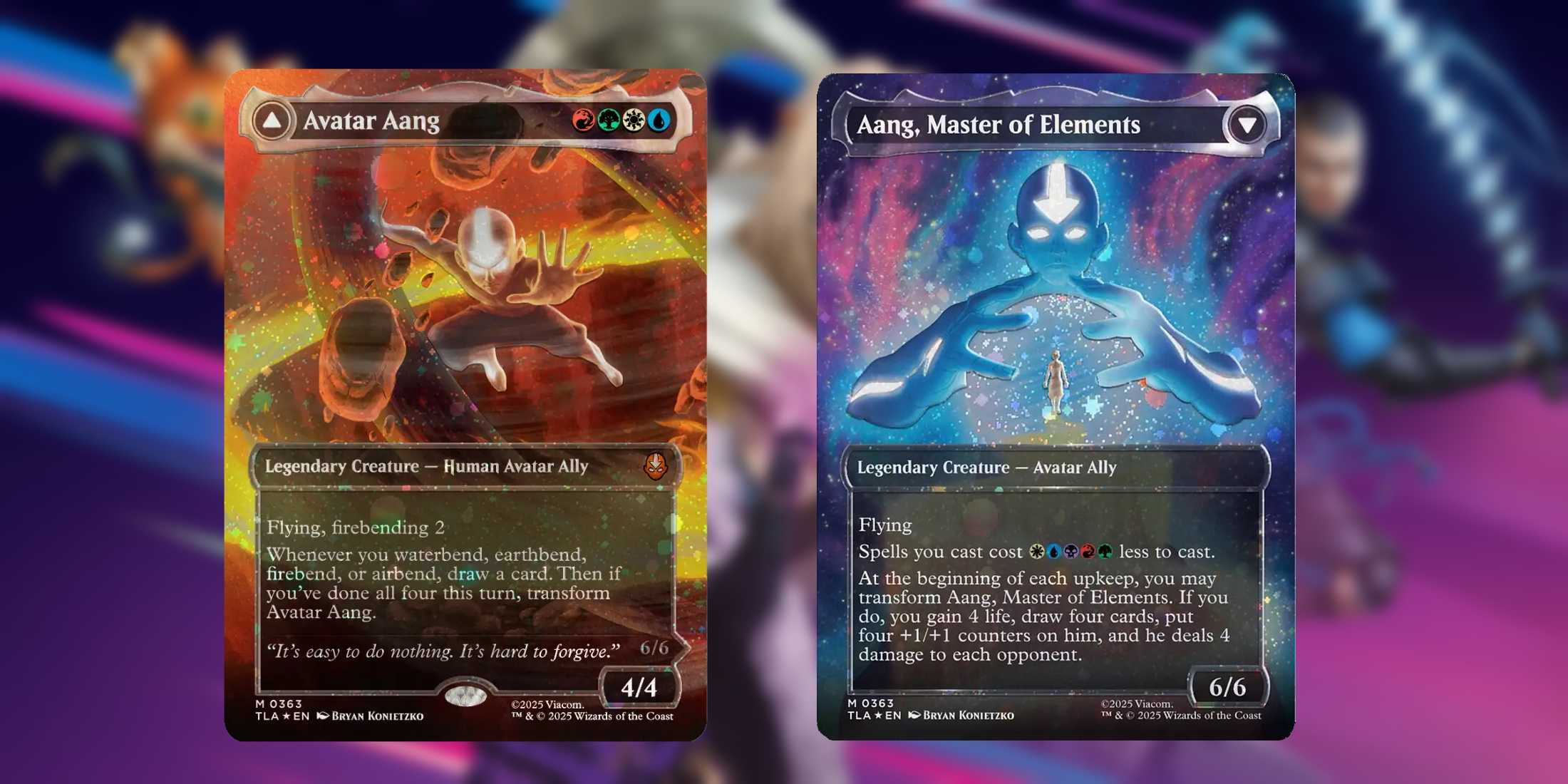 mtg avatar aang commander card Magic: The Gathering | Avatar: The Last Airbender Commander's Bundle When another creature you control leaves the battlefield MTGNexus - Avatar Aang