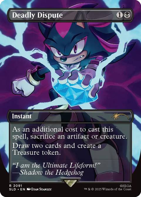 every magic the gathering x sonic the hedgehog card revealed so far