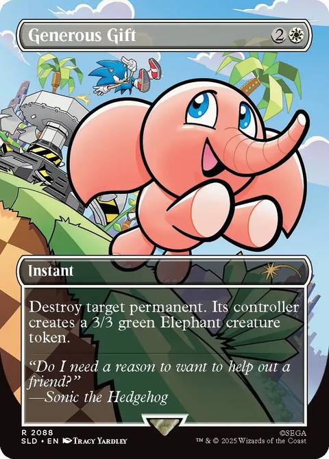 every magic the gathering x sonic the hedgehog card revealed so far