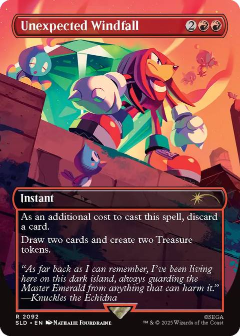 every magic the gathering x sonic the hedgehog card revealed so far