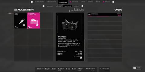 Making Raw Food in Greenhouse in The Alters