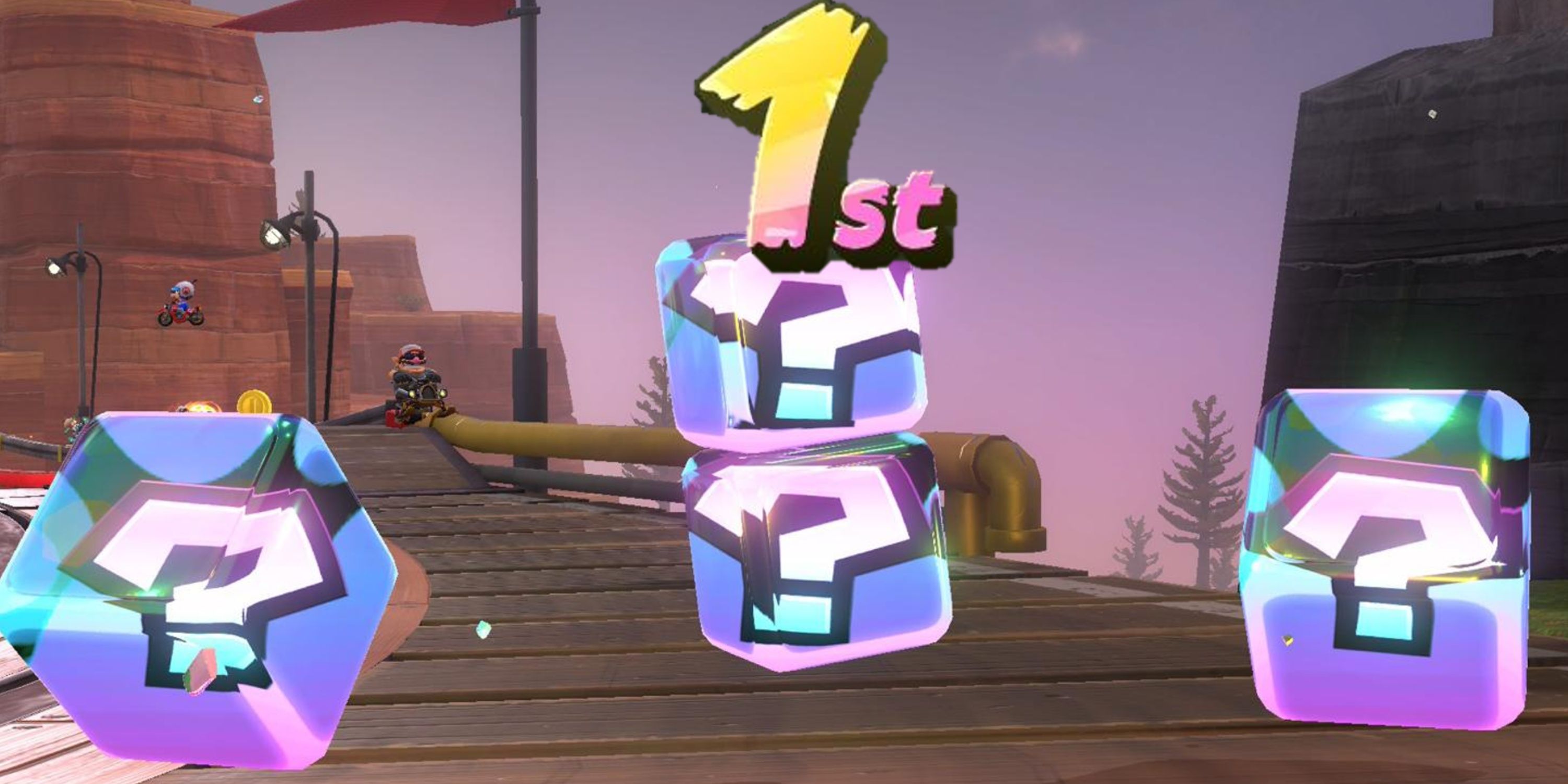 mario kart items 1st place