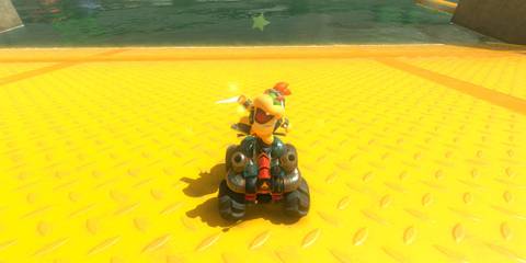 Bowser in Mario Kart World