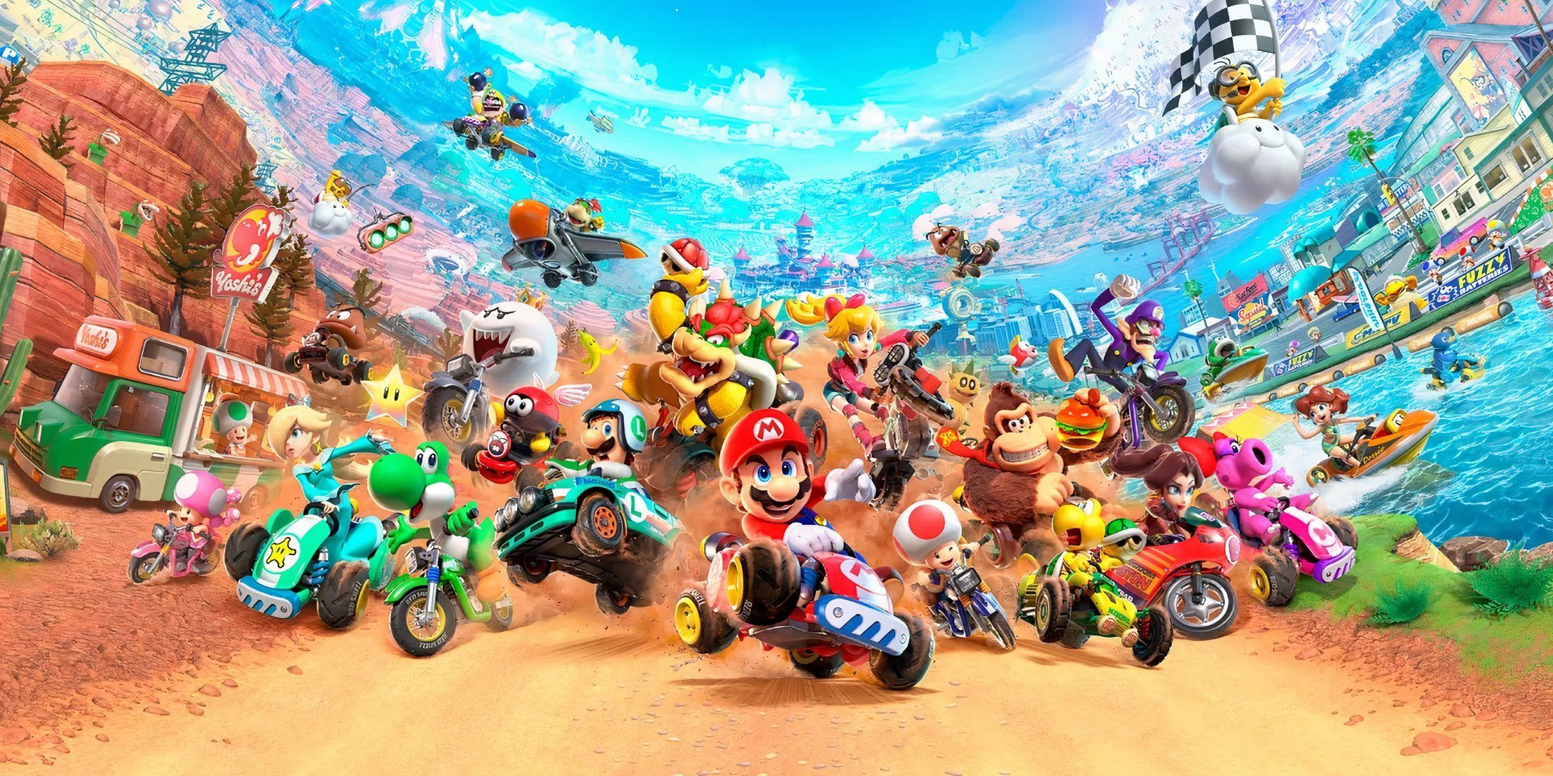 nintendo might add larger engine sizes to mario kart world in the future
