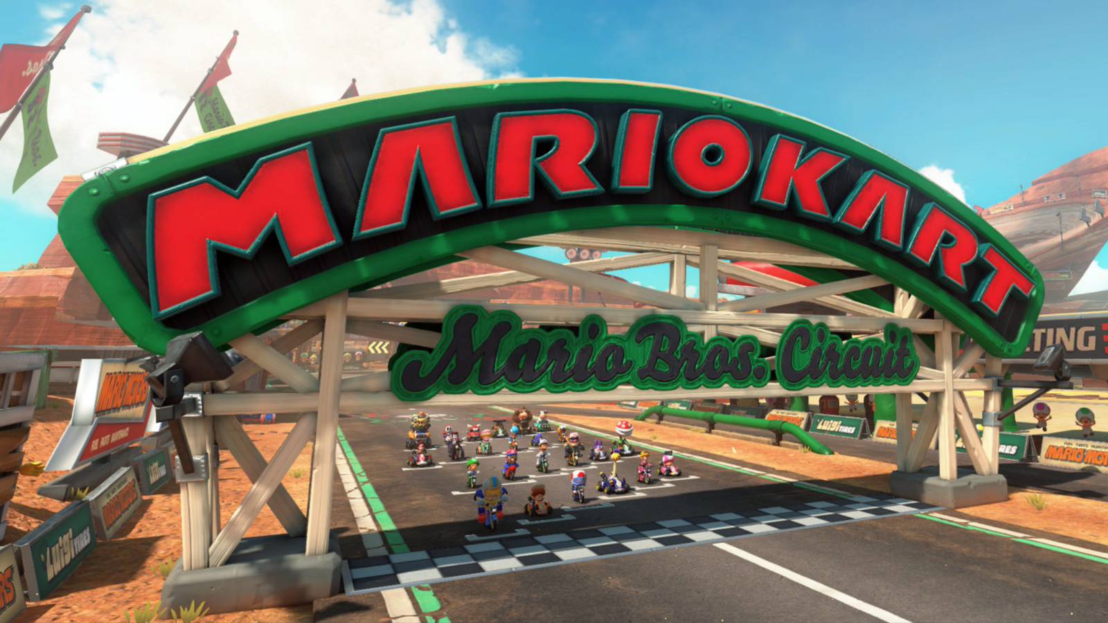 Mario Kart World Mario Bros Circuit Shortcuts Map Intro Cutscene