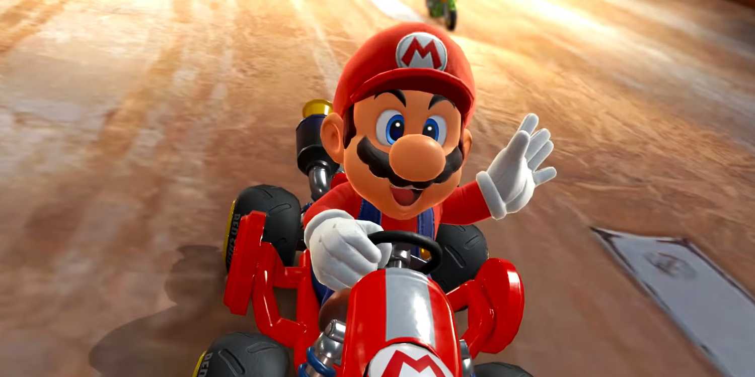 Mario Riding Car Mario Kart World App Makes Exploring the Open World Way More Fun