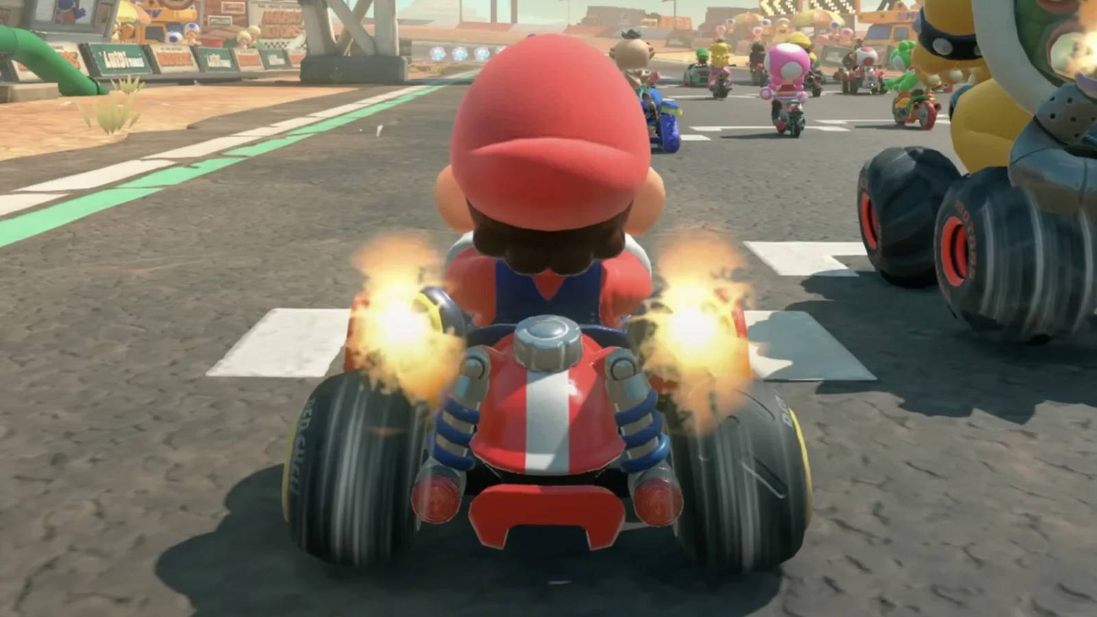 Mario Kart World Mario Power Ups