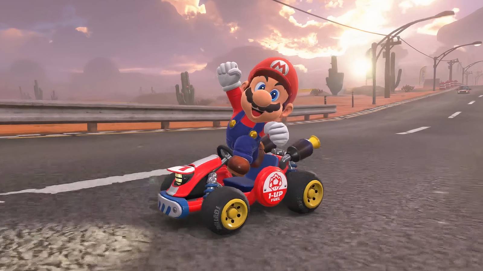 sonic the hedgehog lead throws shade at mario kart
