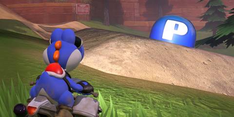 Mario Kart World P Switch Yoshi