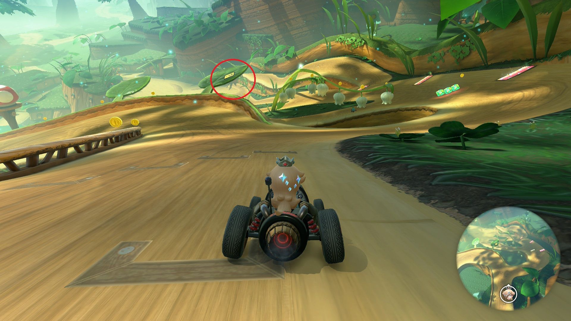 mario kart world question mark panel locations acorn heights 8