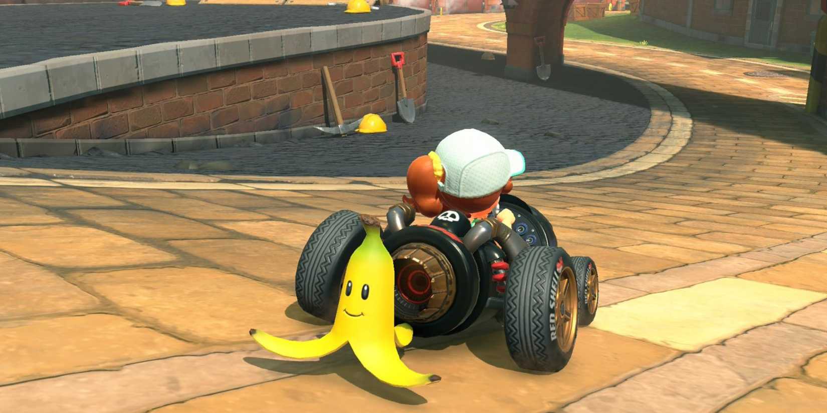 mario kart world's banana
