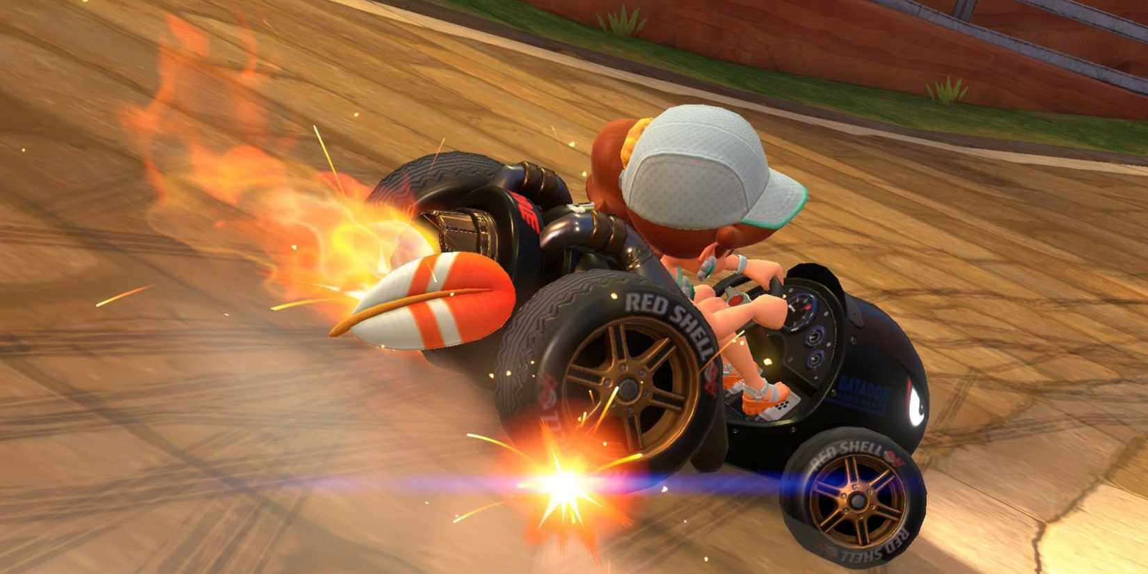 mario kart world's feather