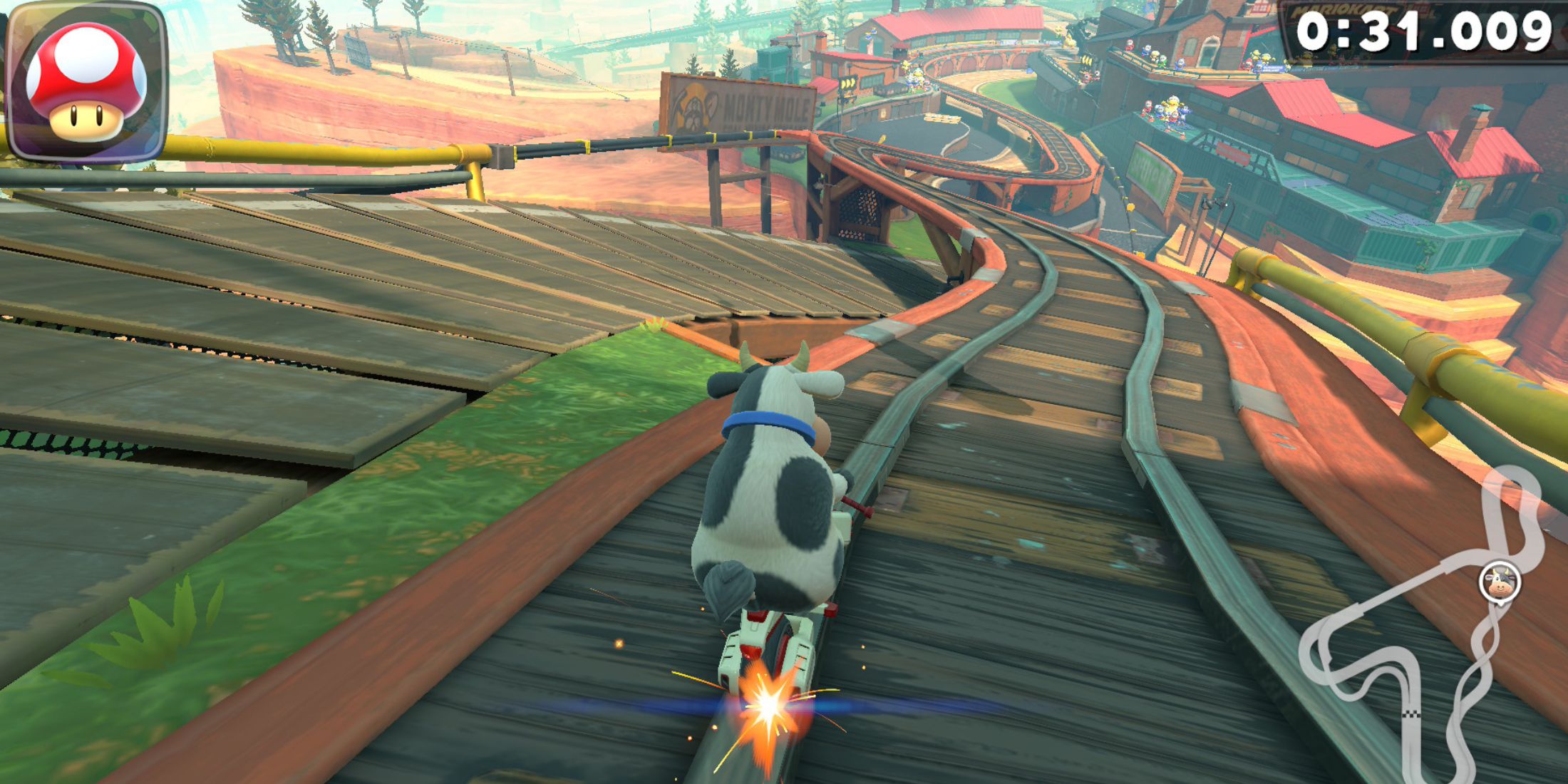 Mario Kart World Whistlap Summit Shortcuts Shortcut 4
