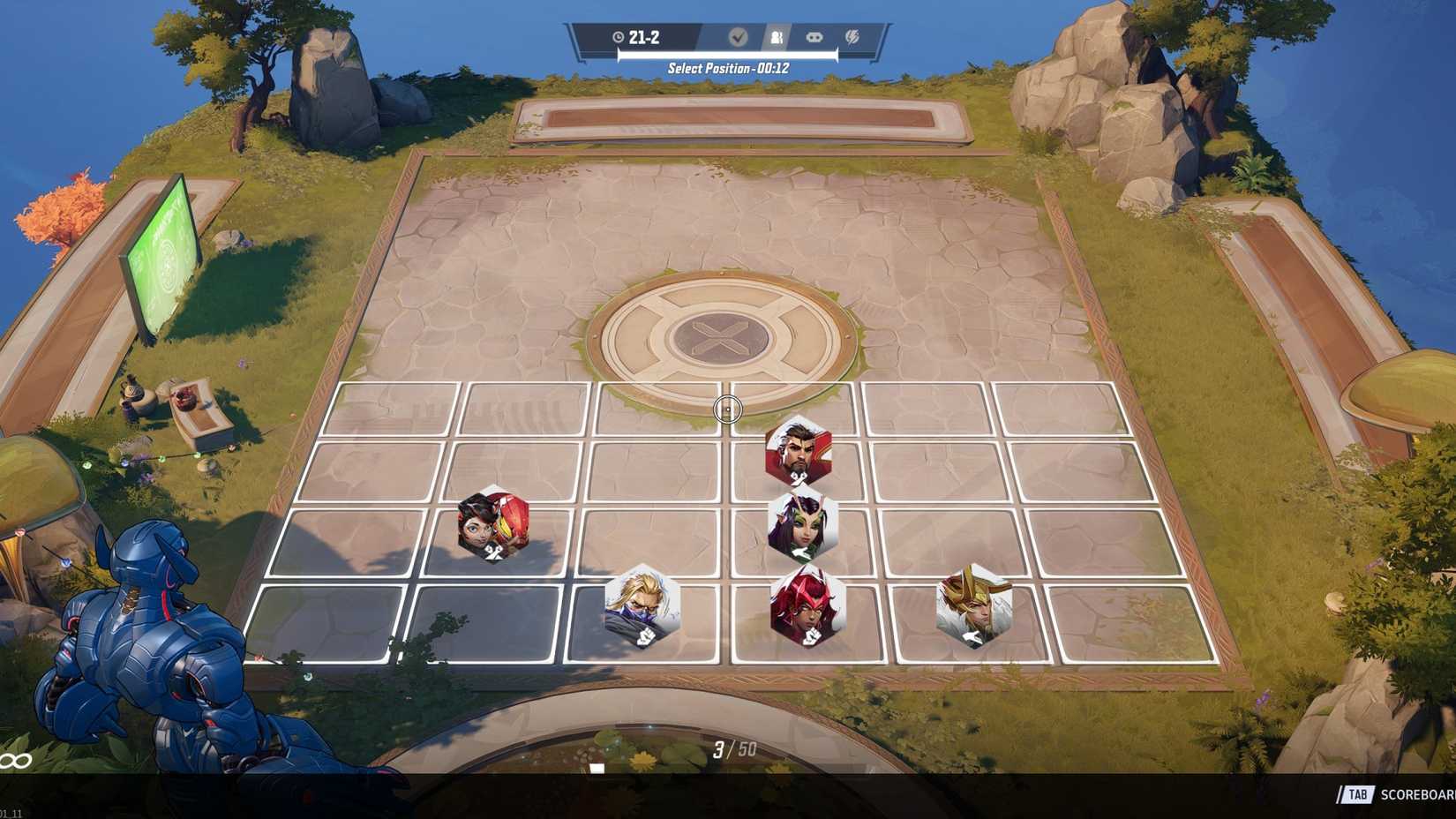 Marvel Rivals Ultron Battle Matrix Grid