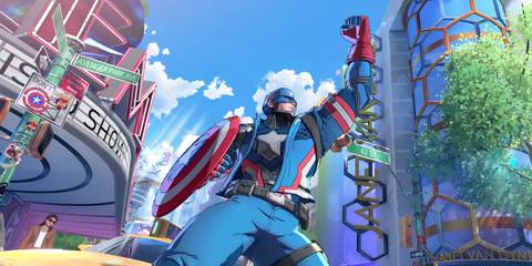 Captain America in MARVEL Tōkon: Fighting Souls