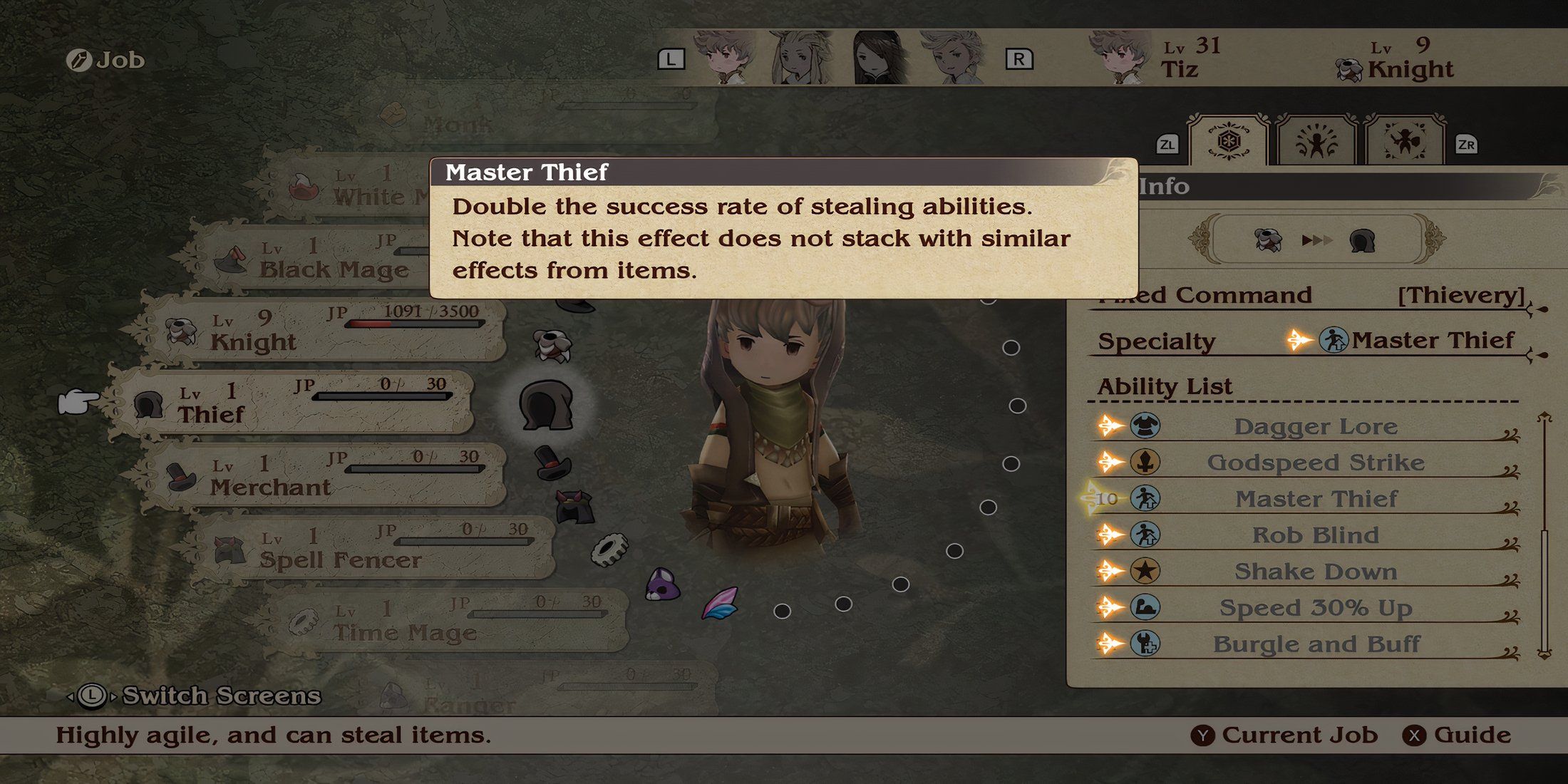 Master Thief Skill in tapferes Standard -Flying Fairy HD Remaster
