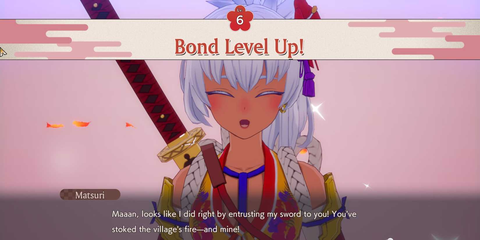 Matsuri Bond Level 6 in Rune Factory Guardians of Azuma