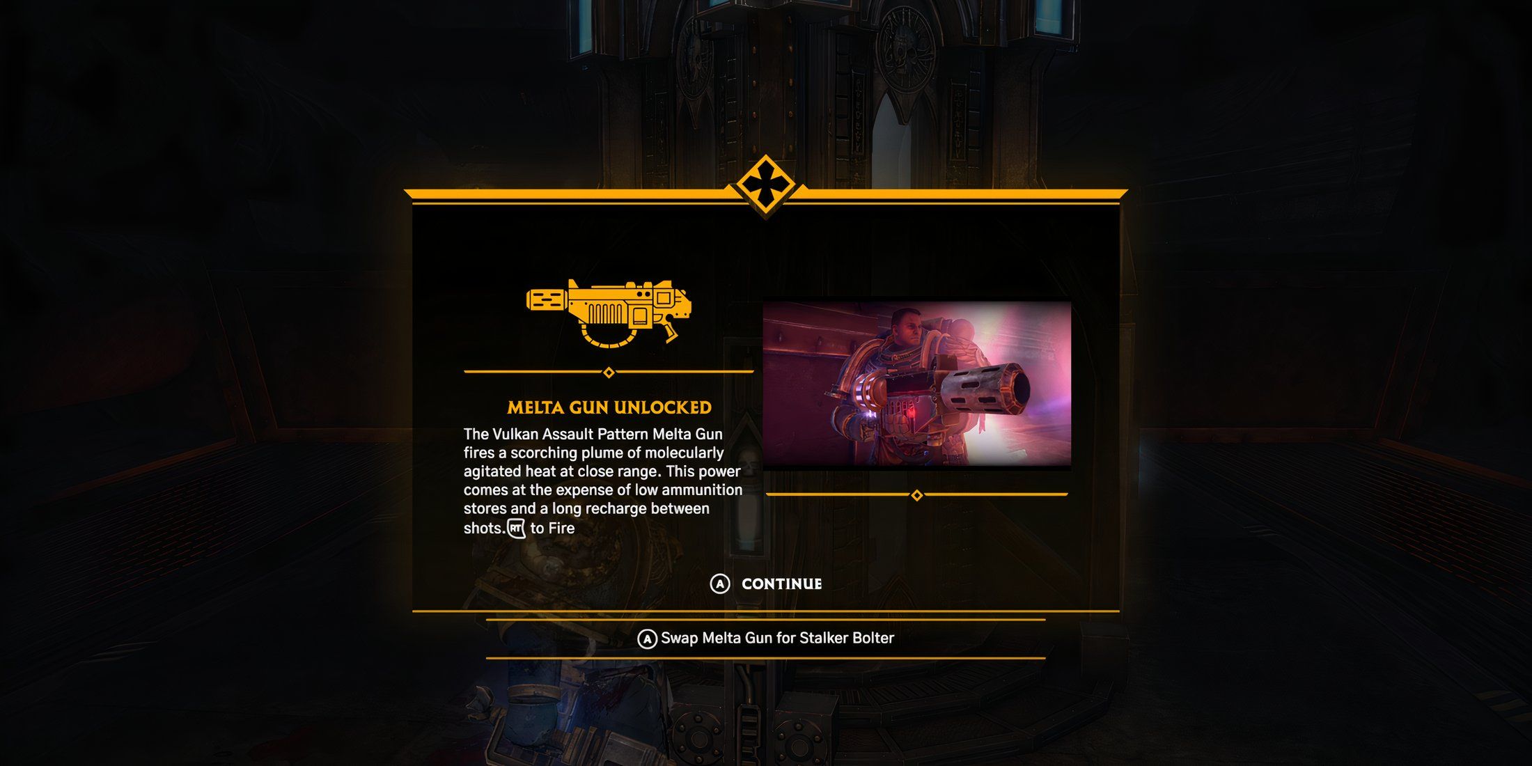 Warhammer's Melta firearm 40,000 space maritime