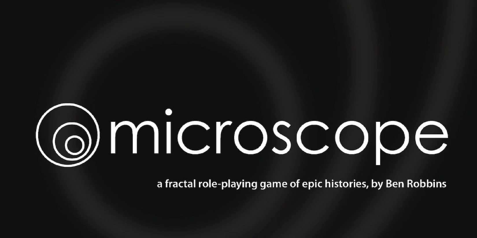 Microscope game title art
