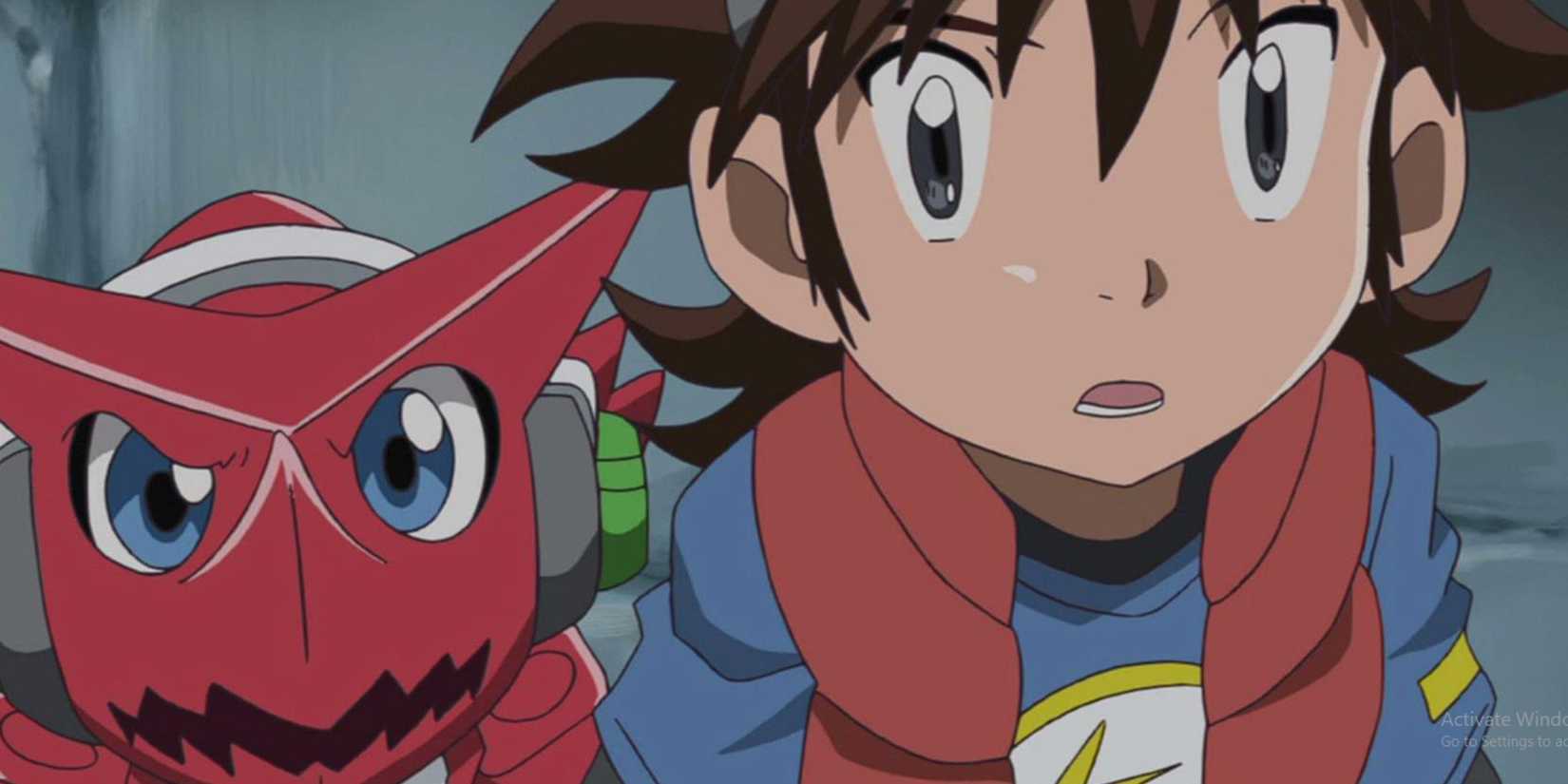 mikey and shoutmon digimon