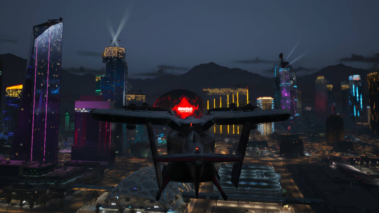 MindsEye City of Redrock from aerial drone view