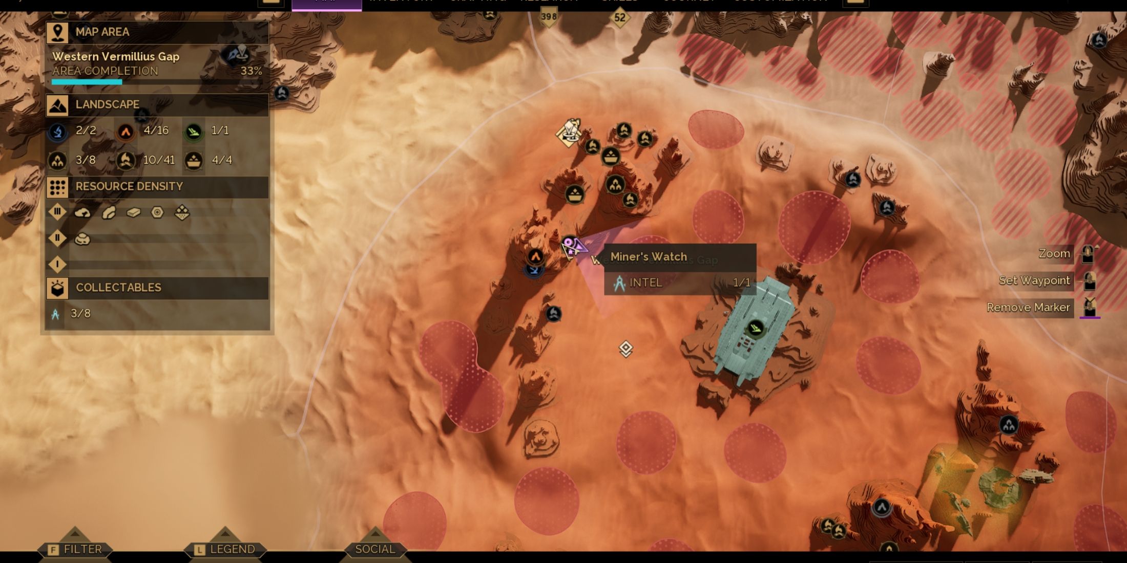Miner's watch unique schematic breast in Dune Awakening
