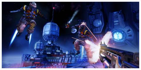 Borderlands: The Pre-Sequel - Steam Screenshot (Fighting Two Enemies)