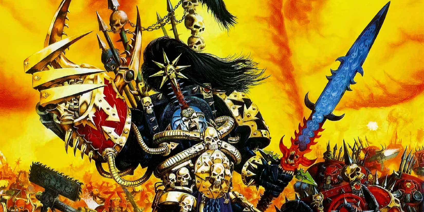 8 Most Powerful Melee Weapons in Warhammer 40k Lore abaddon the despoiler