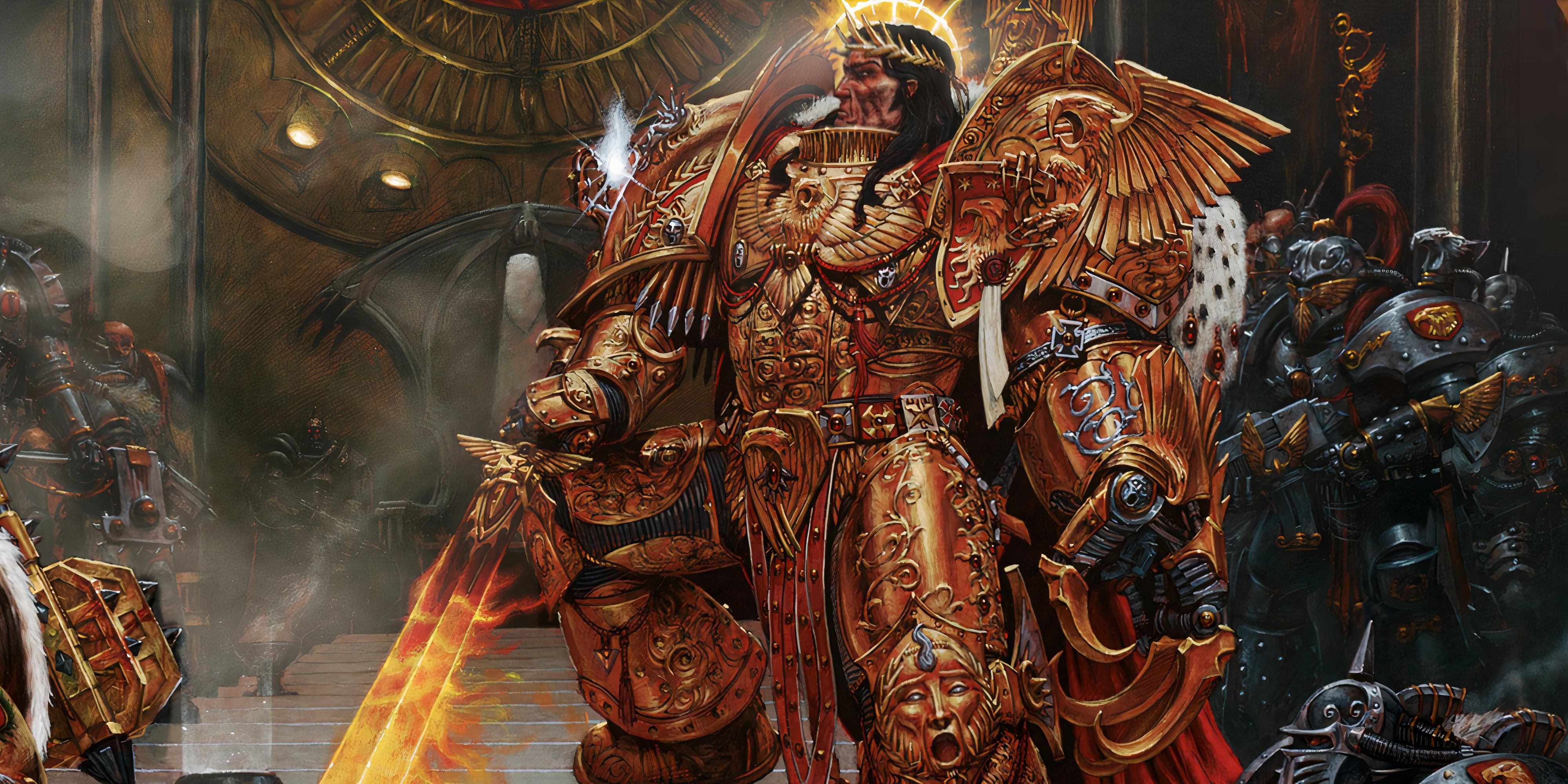8 Most Powerful Melee Weapons in Warhammer 40k Lore the emperor 
