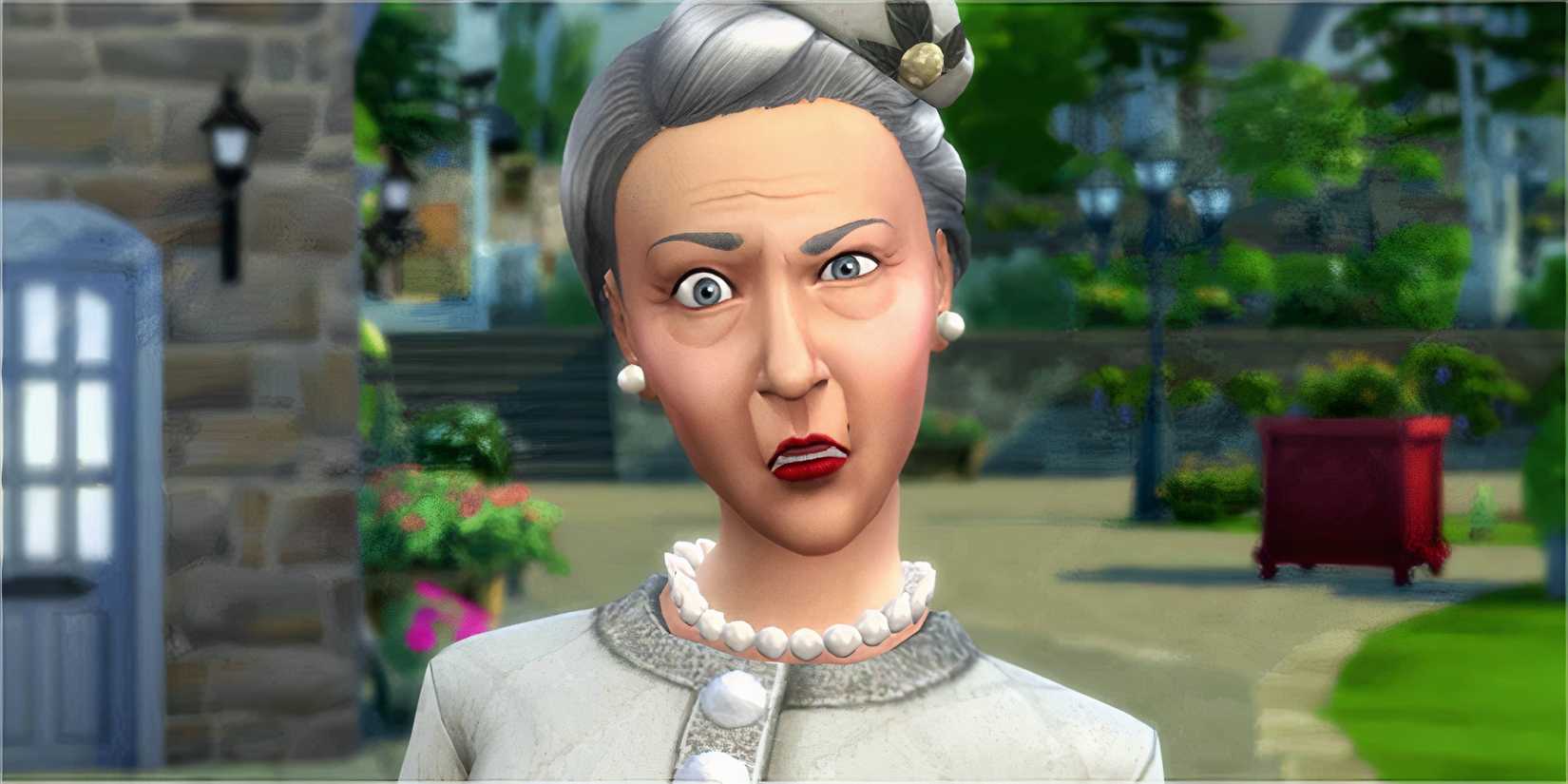 Agnes Crumplebottom from the Sims 4