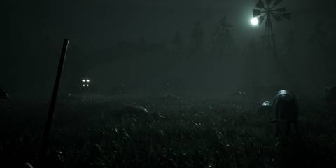 Greyhill Incident - farm at night