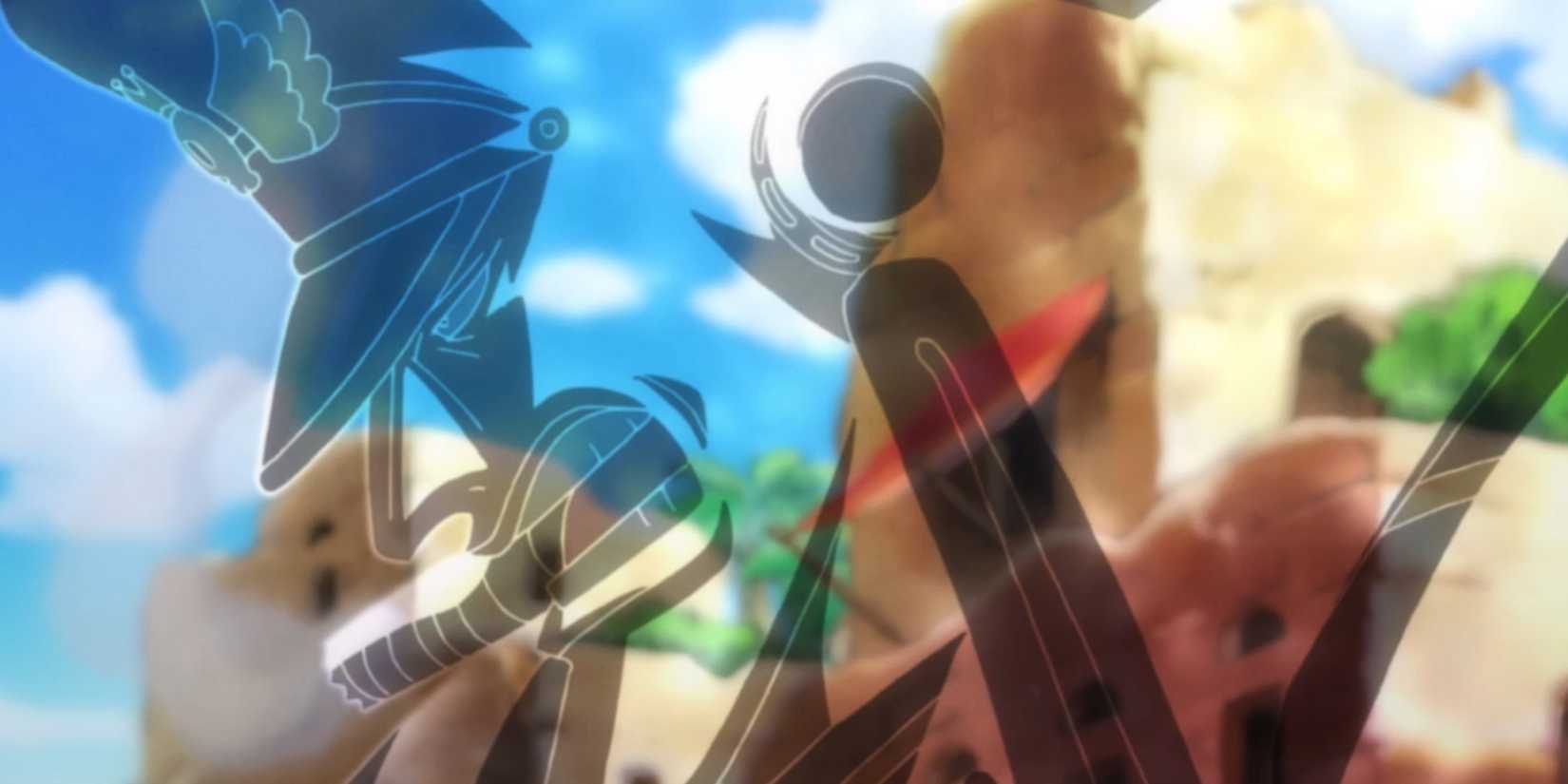 Shiryu, becoming invisible with the Suke Suke no Mi
