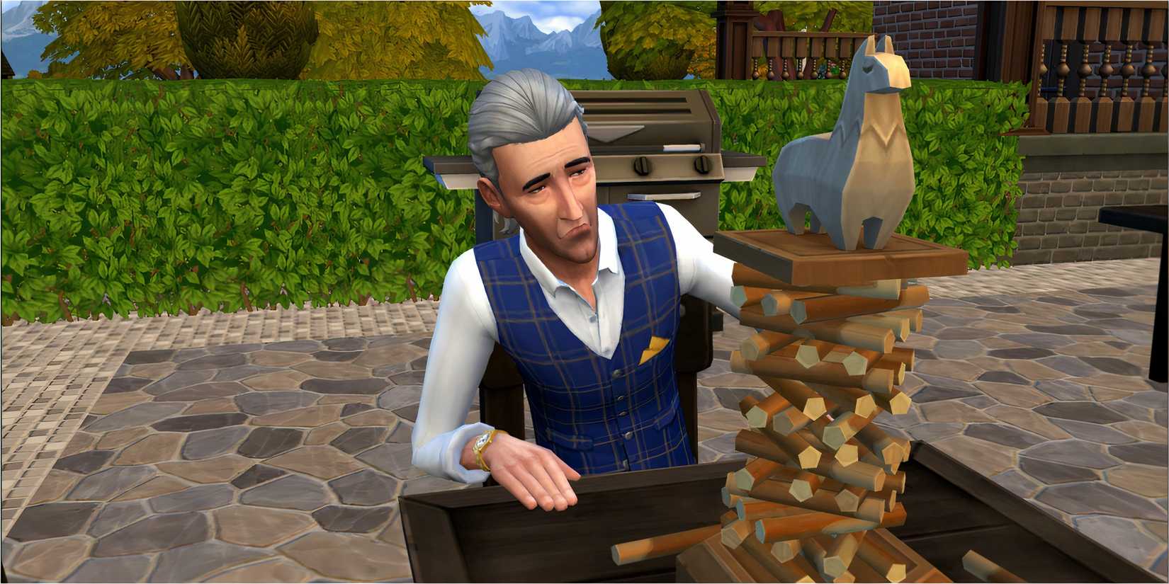 Jacques Villareal from The Sims 4
