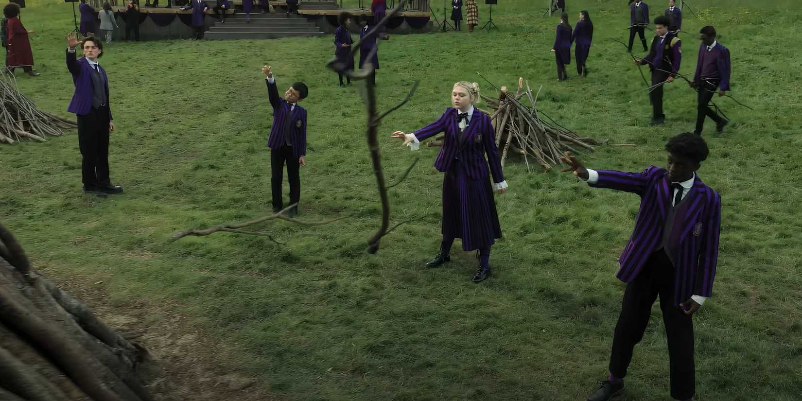 Nevermore students in Wednesday.