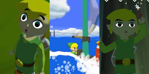 collage from the wind waker