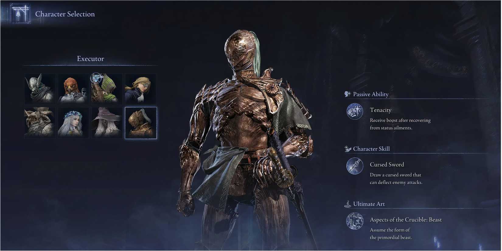 Executor character in Elden Ring Nightreign